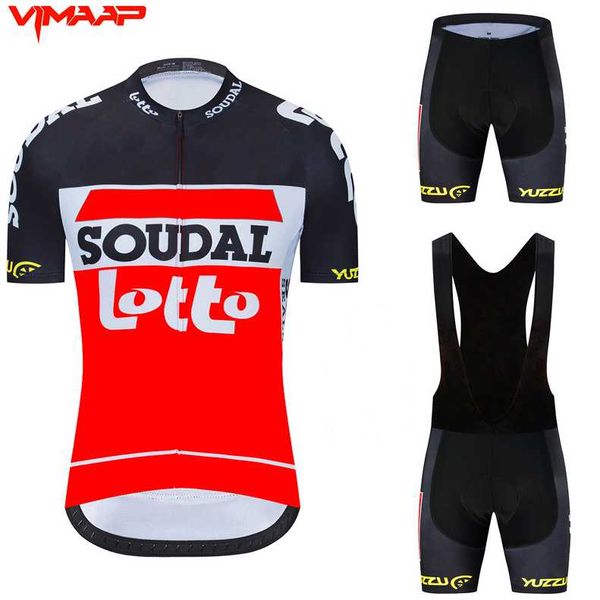 

racing sets 2021 lottio cycling clothing men's quick-drying jersey bicycle summer riding equipment 9dgel shorts set, Black;blue