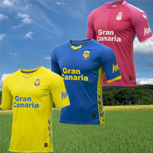 

las palmas soccer jerseys 2020 21 home away camiseta de fÃºtbol blue yellow third red football shirt, Black;yellow