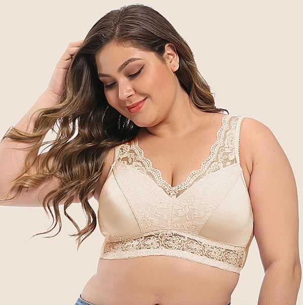 

new wire full coverage comfort softcup minimizer bra for women plus size bra high quality, Red;black