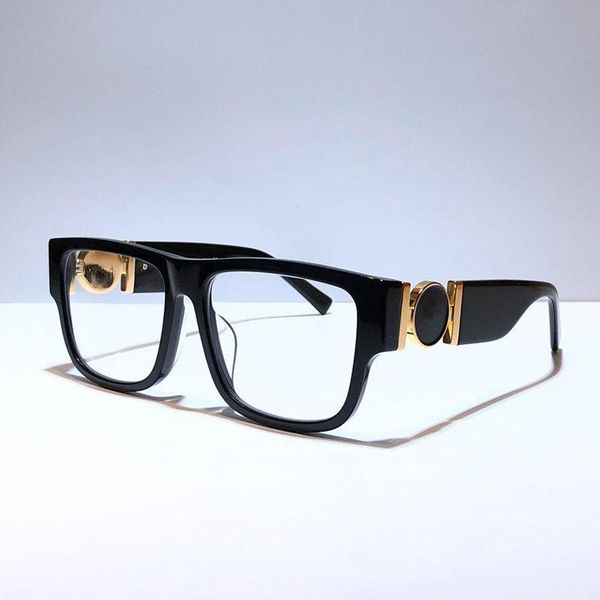 

new 4369 optical glasses for men designer fashion square frame clear lens popular summer style glasses with case 4369s, White;black