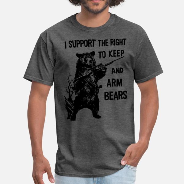 

arm bears funny hunting saying military hunt t shirt men customize tee shirt s-xxxl slim gift humor spring slim shirt