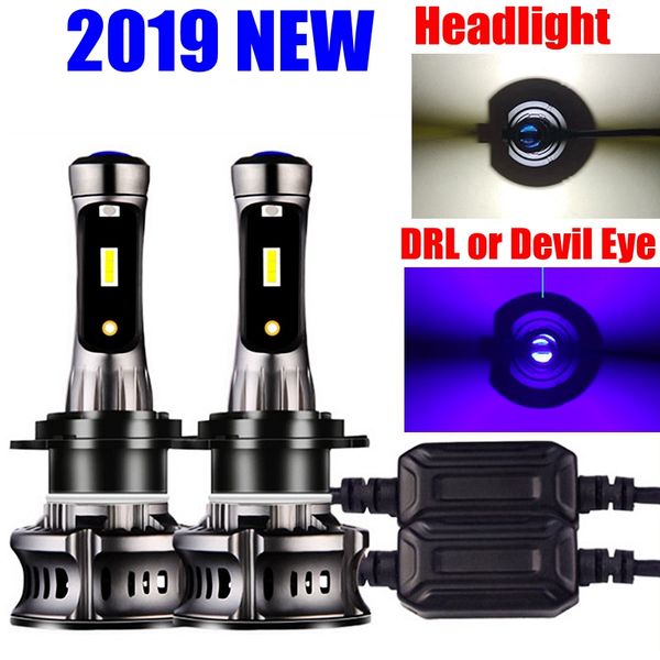 

2pcs h4 9003 h7 h11 h8 h9 h10 h1 h3 9005 3 9006 4 9012 880 881 car led headlight bulbs hi/lo beam auto headlamp fog lights