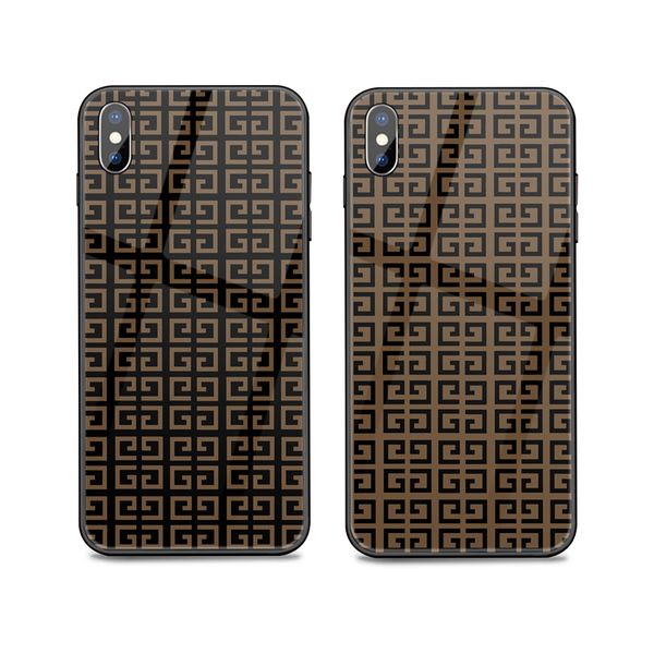 

мода gv телефон дело с полной 4g для iphone 11pro 11promax xsmax xr xs / x 7p / 8p 7/8 6 / 6с 6 / 6s закаленное стекло защитный чехол iphone