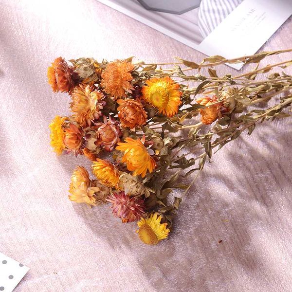 

naturally dried happy chrysanthemum artificial flower bouquet floral decor fake flower daisy diy garland home wedding decor