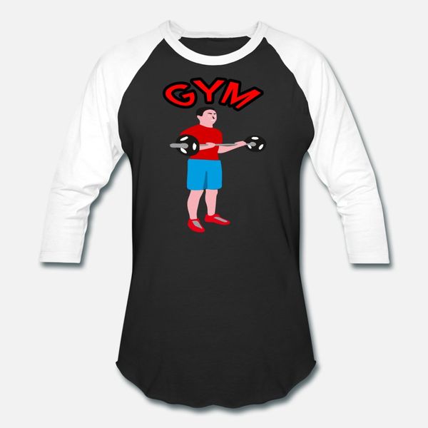 

gimnasio 3 t shirt men knitted 100% cotton o-neck letter interesting new style spring autumn pattern shirt