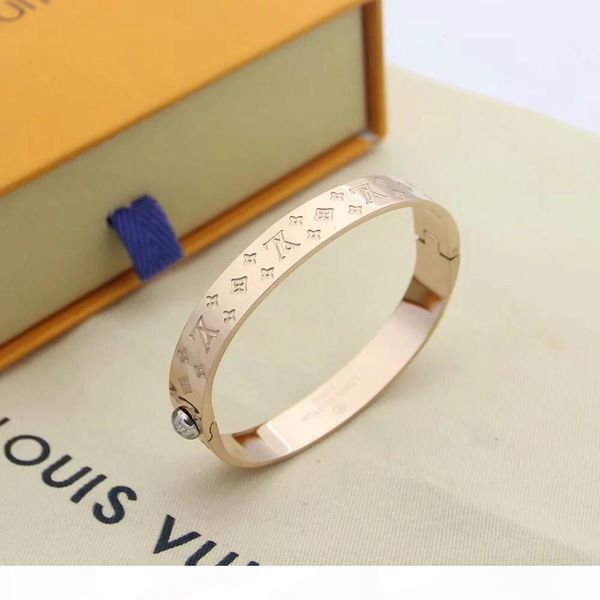 

gold bracelet bangle for women fashion stainless steel silver bracelets with, Black