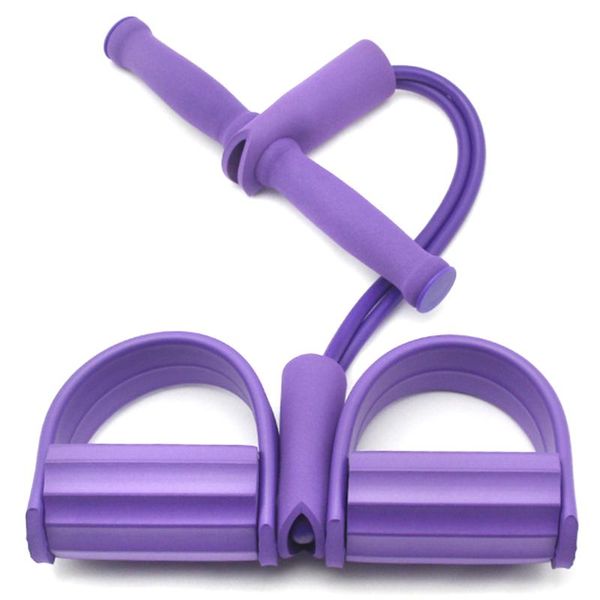 

resistance bands portable pedal sit-up expander elastic pull rope fitness tool body shaping for fats burning strength training