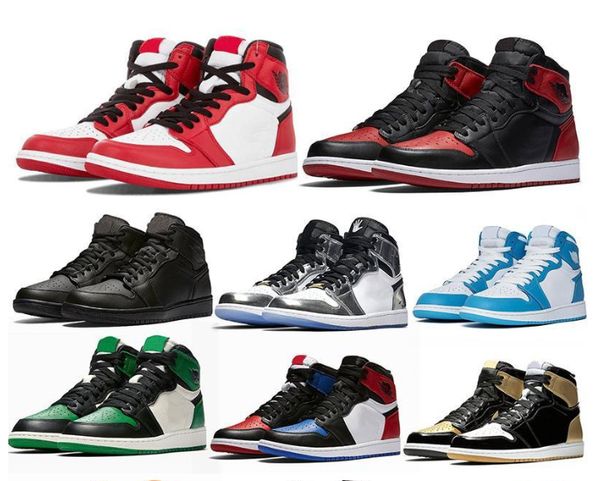 

повседневная обувь вновь прибывшего 1s топ og глубокого красный тона суда фиолетовой любовь желтый jumpman разводят дама спортивных ботинок, Black