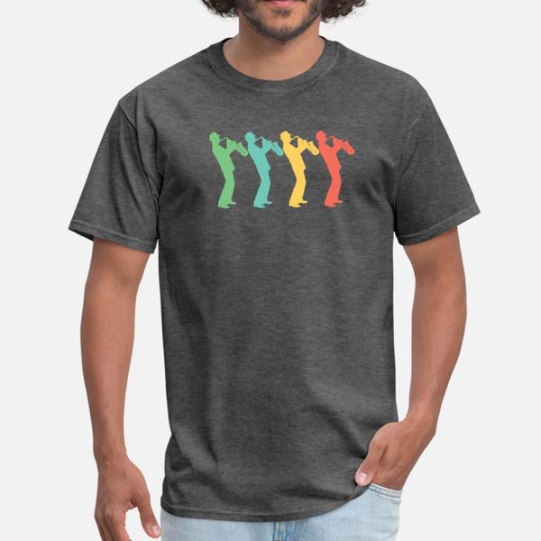 

retro saxophone pop art t shirt men customize tee shirt euro size s-3xl homme sunlight comical summer novelty shirt