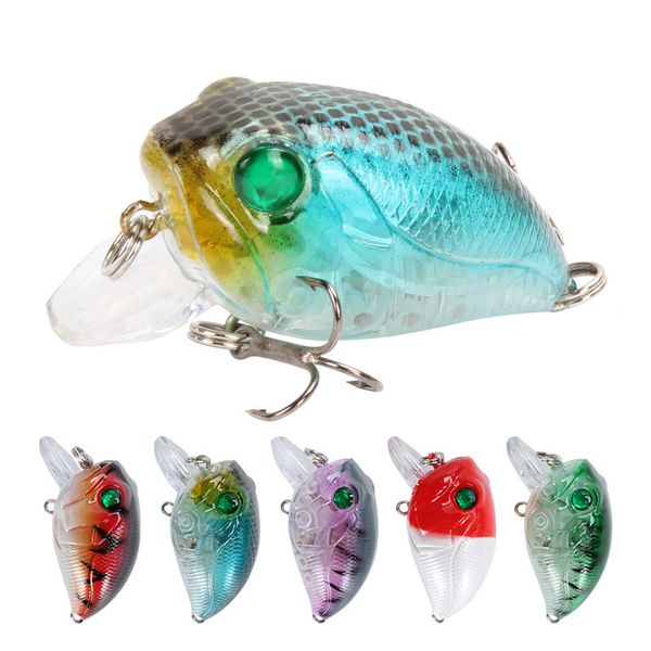 

poetryyi 1шт воблер рыбалки приманки 4.5cm 8g иска искусственный hard bait bass щука карп рыбалка воблер 5 цветов рыболовные снасти