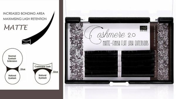 

[.15/.20 c/d/d+] matte super soft and light cashmere flat x-wrap eyelash extension flat x-wrap glossy individual lash