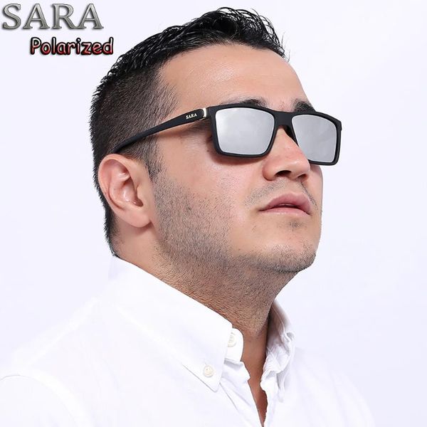 

sara women men sunglasses beach dirve summer polarized sunglasses uv400 fashion glasses beach sun shade dropshipping, White;black