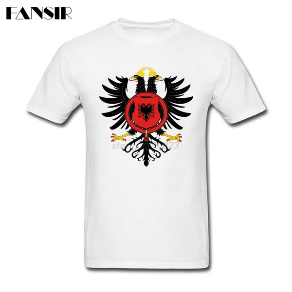 

хип-хоп tshirts мужской заказ хлопка с коротким рукавом royal гербе албании team топы одежда мужчины майки