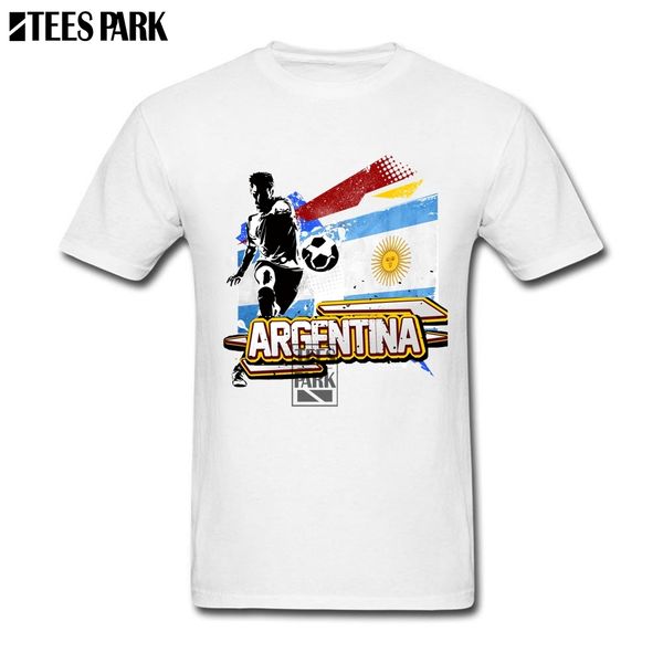 

street style t shirts for men argentina flag soccers footballer plain tee shirts man cotton short sleeve tshirt 3d printed male