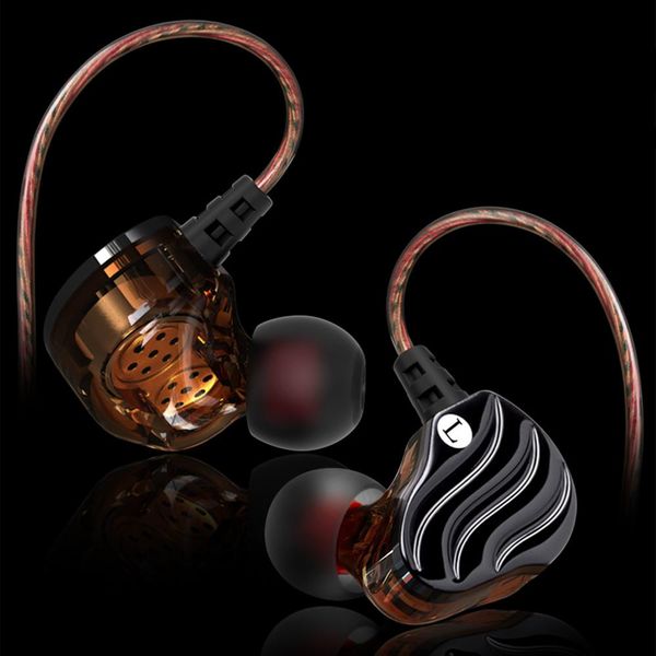 

cgjxss200 headphones dual dynamic 4 driver speakers hifi bass subwoofer in ear stereo sports earphones monitor earbud headset with mi
