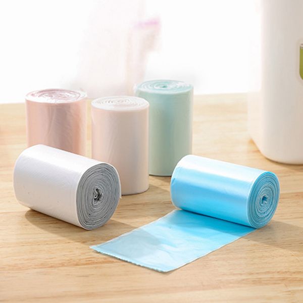 

6roll/pack bedroom desktoilet small trash bags for garbage can disposable pe