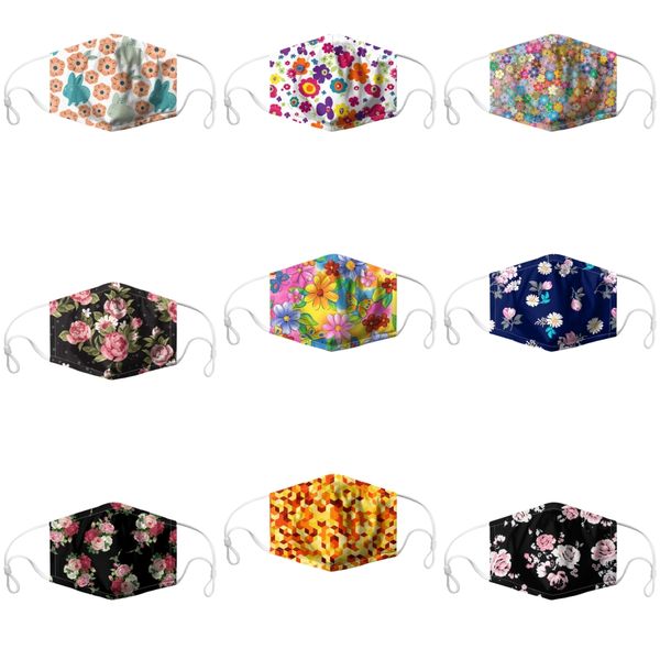 

adults sponge face mask designer printed masks for and dust-proof 779, Black