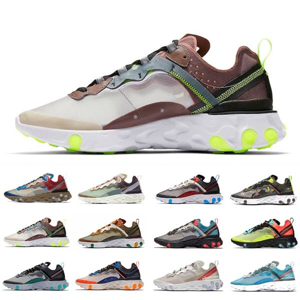 

desert sand undercover x реагировать элемент 87 mens кроссовки royal оттенок sail total orange volt react 87s мужчин, женщин тренер спортивн