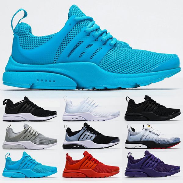 

presto qs men women trainer running shoes triple black white red blue purple fashion mens womens trainers sports sneakers size 5.5-11