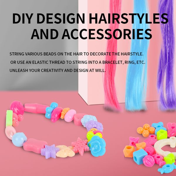 

kid toys play house toys electric beauty instrument head ornament toy 2020 sell diy educational toys gift of the child