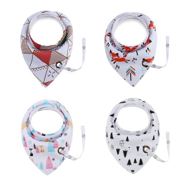 

cartoon cloth cotton collar burp chain boys baby bib pacifier girls scarf apron feeding bibs with cute odymv
