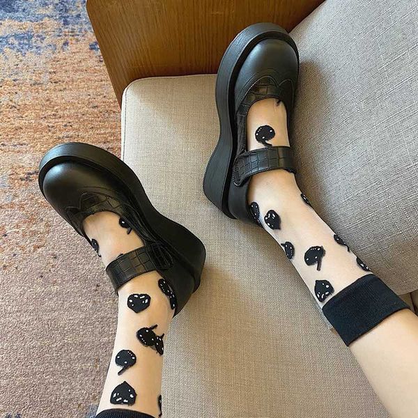 

british style all-match womens derby shoes female footwear 2020 fashion women's casual sneaker shallow mouth round toe preppy, Black