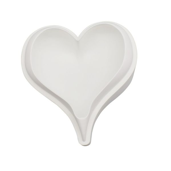 

6inch silicone mousse cake mold decorating tools heart shaped soap mould baking