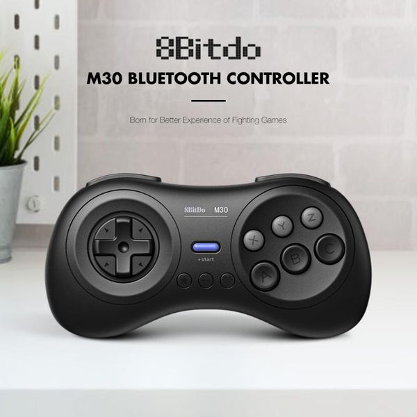 

8bitdo m30 bluetooth gamepad wireless game controller with joystick for raspberry pi 3b+ 4b android tv box macos switch