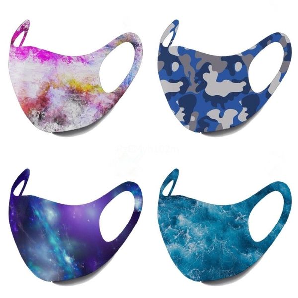 

face mask 2020 звездное небо президентской избирательной кампании мужчины многоразовый черные маски для лица дизайнер starry sky печать защи