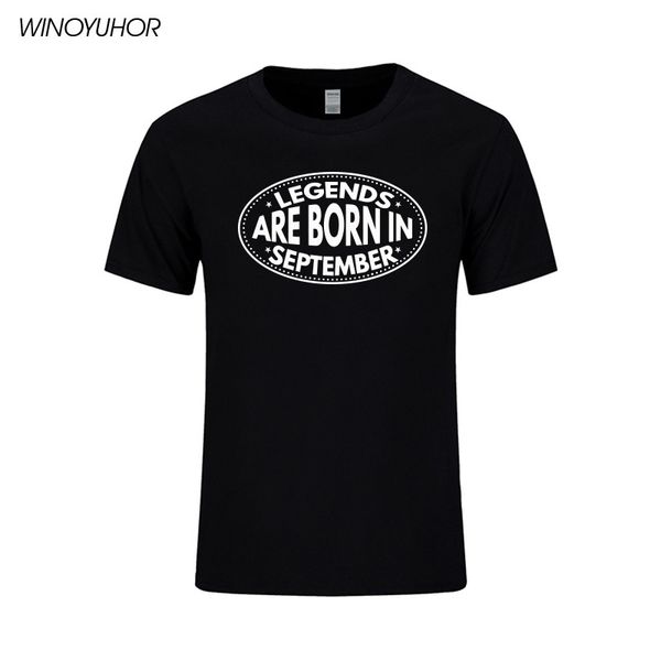 

legends are born in september funny printed birthday gift t shirt men summer fashion short sleeve tees cotton