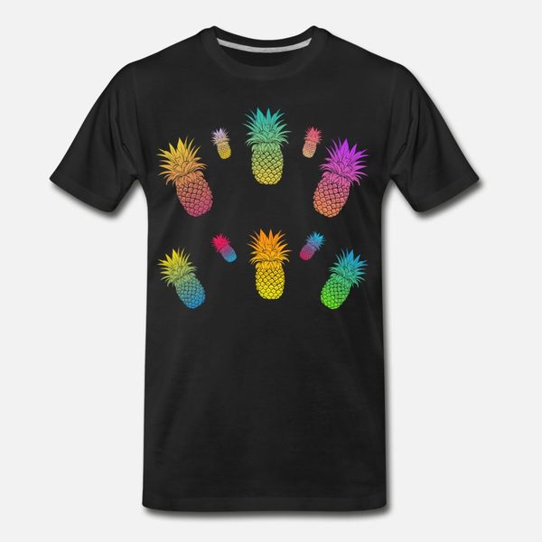 

gradient rainbow pineapplt fruit cool t shirt men custom tee shirt s-xxxl vintage crazy funny casual summer family shirt