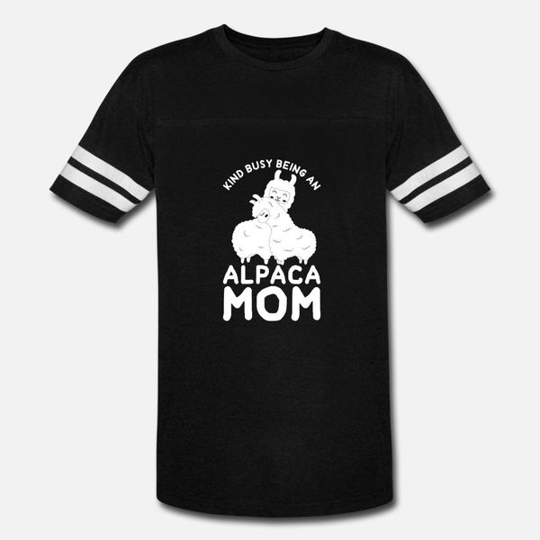 

meme alpaca design quote kinda busy alpaca mom t shirt men knitted short sleeve o-neck formal sunlight comfortable spring autumn cool shirt