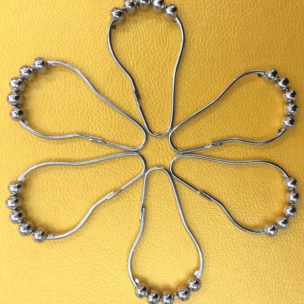 

curtains stainless home accessories convenient ball shipping roller steel curtain glide bathroom shower hooks new bath rings xhhair bc