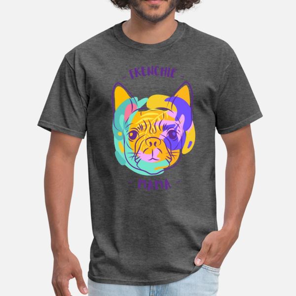 

тенниска мужчины французский бульдог собака мама frenchie бульдог character короткие рукава o шеи нормальный милый новый стиль весна осень у