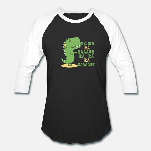 

cute birthday dinosaurs fa ra ra gift t shirt men loose 100% cotton o neck basic solid loose authentic spring autumn normal shirt