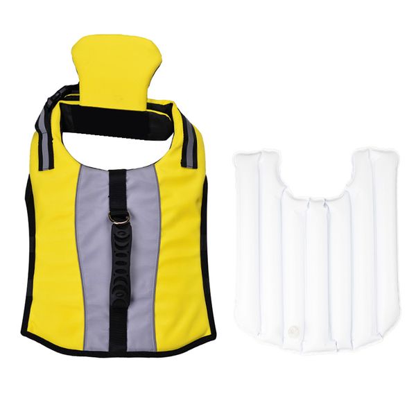 

for swimming reflective high visibility dog life jacket floating safety vest pet