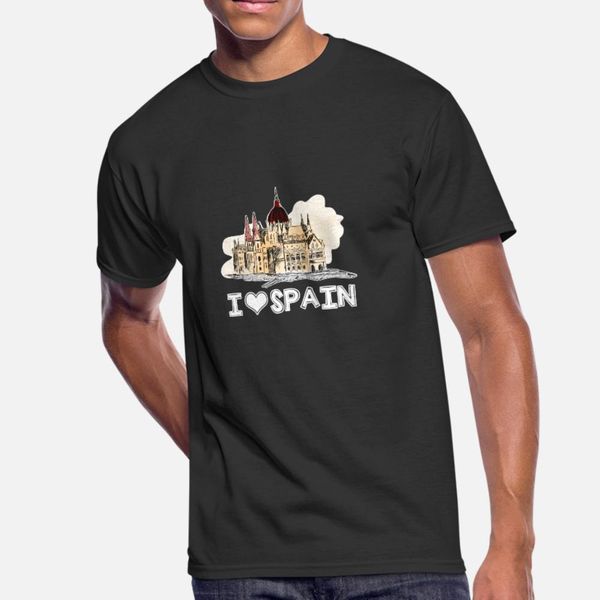 

spain t shirt men customize tee shirt size s-3xl outfit interesting basic summer vintage shirt