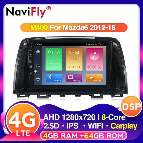 

navifly android 10 dsp ips carplaye voice control for 6 2012-2020 car multimedia stereo car dvd player navigation
