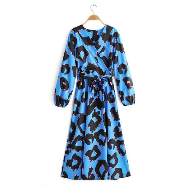 

2020 women v neck lanter sleeve bow sashes kimono midi dress female totem print vestidos chic back zipper retro dresses ds3370, Black;gray