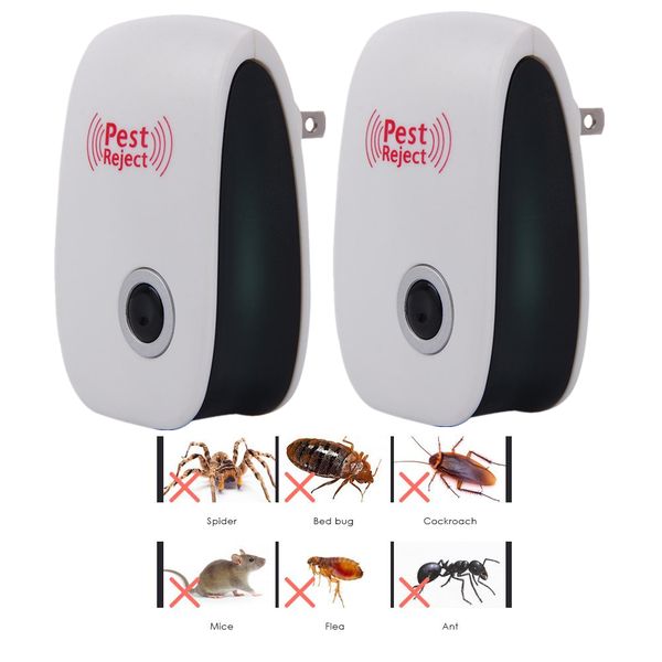 

us/uk/eu plug pets control electronic silent ultrasonic pest repeller mosquito rejector mouse anti killer cockroach rat bug rejection