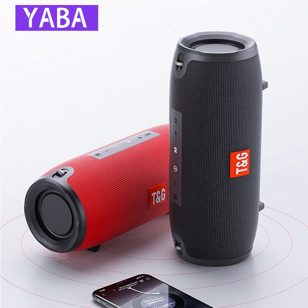 

yaba portable wireless bluetooth speaker stereo speakerphone radio music subwoofer column speakers with tf fm for computer