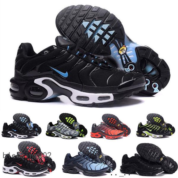 

2019 designer mercurial tn men shoes fashion womens sneakers chaussures femme tn kpu triple s sports trainers cushion sizes typ3w, Black