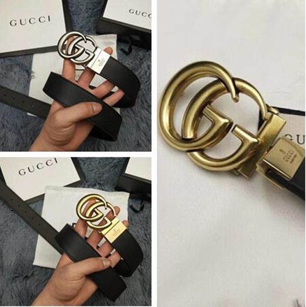 

Famous Genuine Leather Men Belt Designer Luxury High Quality Mens Belts For Women Jeans Cow Strap Waistband size gûccì
