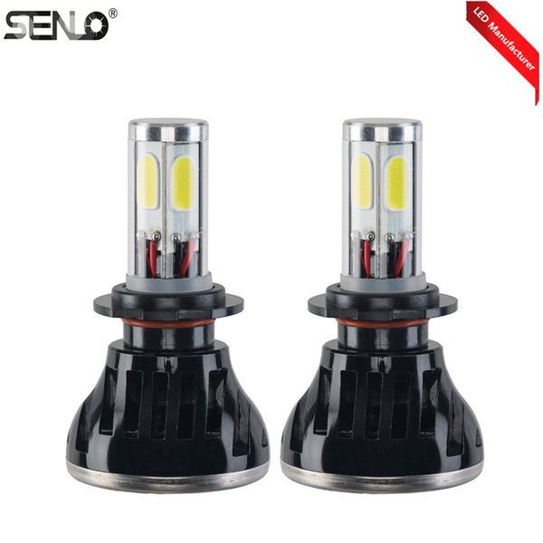 

auto h7 led lighting system 2pcs light 8000lm headlight kit h1 h3 h4 9005 9006 h11 6000k new car replace car led projector light