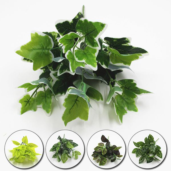 

1pcs artificial plants simulation green grass fake plant decorate flowers for wedding home garden plastic plant artificial grass