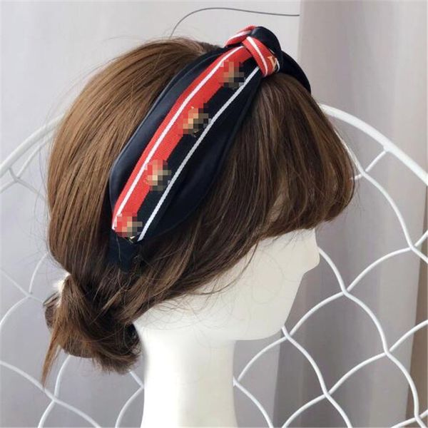 

ins fashion printed women headbands fashion cross pattern lady hairbands 4 styles personality charm female hair bands, Golden;white