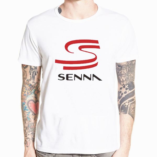 

новая мода hero f1 сенна t shirt men casual с коротким рукавом футболки модальные мужчины топы тис camisetas hombre т рубашки мужчин