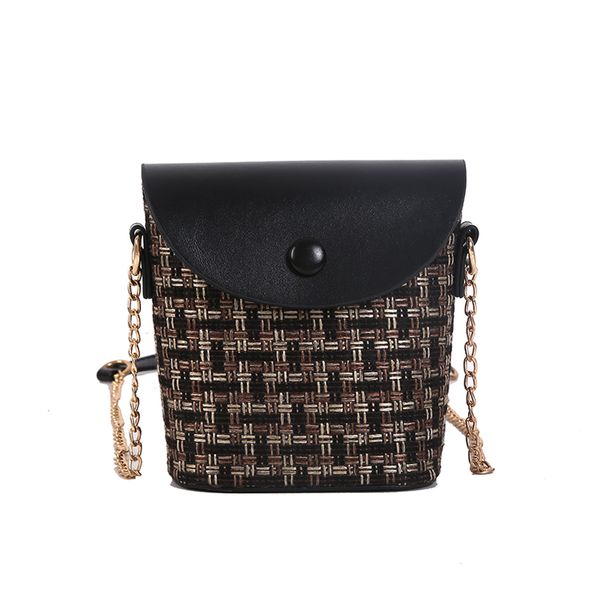 

women's bag 2020 new high-grade chain bag shoulder small texture wild bucket diagonal women's