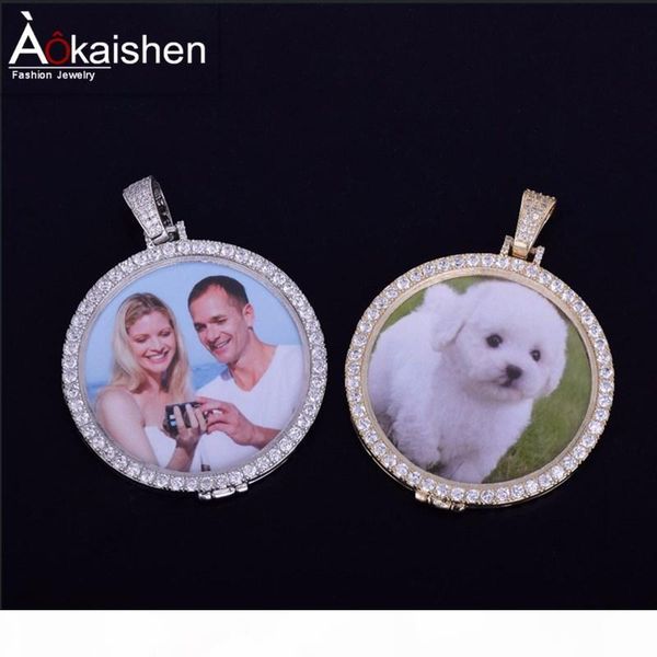 

custom made p medallions necklace & pendant with rope chain gold silver color cubic zircon men's hip hop jewelry