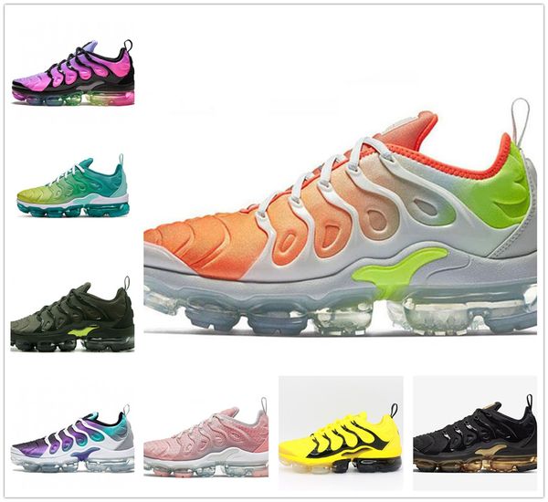

factory version mens tn plus running shoes women stylist cushion shoes bumblebee grape sport outdoor sneakers with box as39